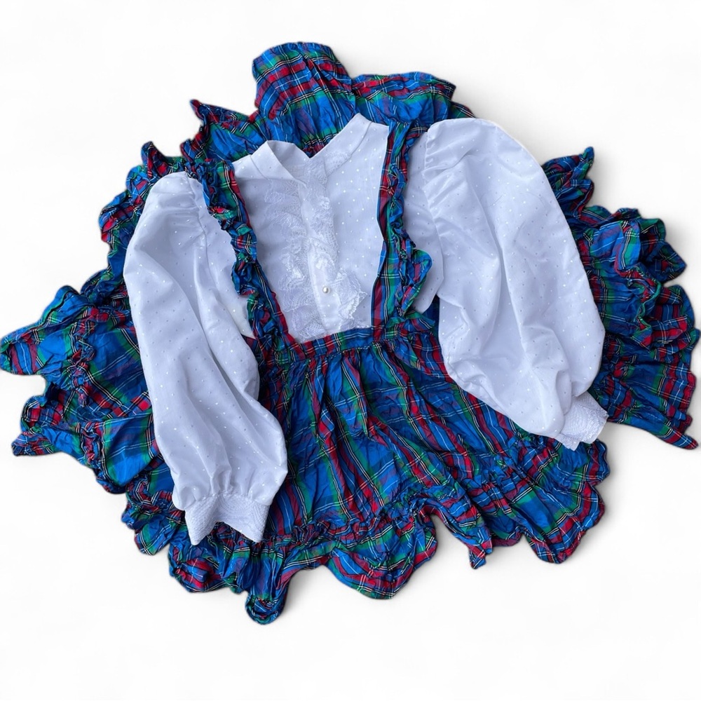 Vintage Mini World School Dress - Size 4 years